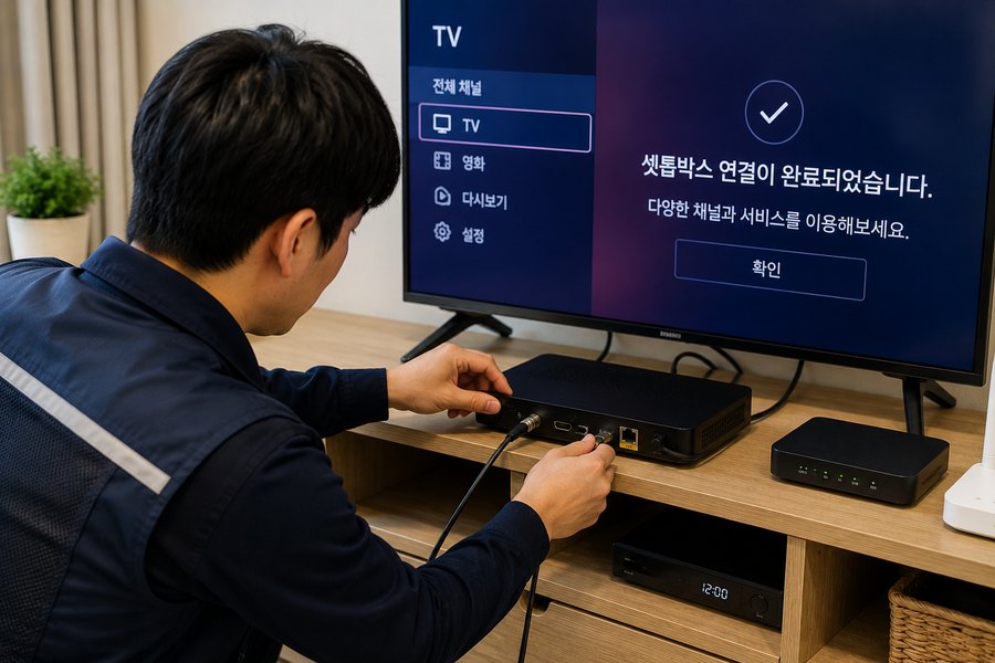 서울시강남구개포동 인터넷 TV 셋톱박스 설치